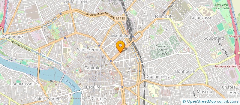 localisation de l'entreprise MADAME ANNE FONTANIE  TOULOUSE