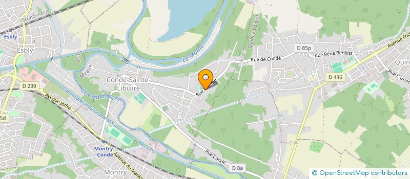 localisation de l'entreprise MADAME ANNE FONTENEAU  CONDE-SAINTE-LIBIAIRE