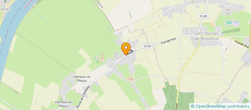 localisation de l'entreprise MADAME ANNE FORESTIER  VATTEVILLE-LA-RUE