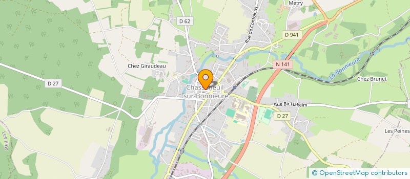 localisation de l'entreprise MADAME ANNE FORESTIER à LES PINS