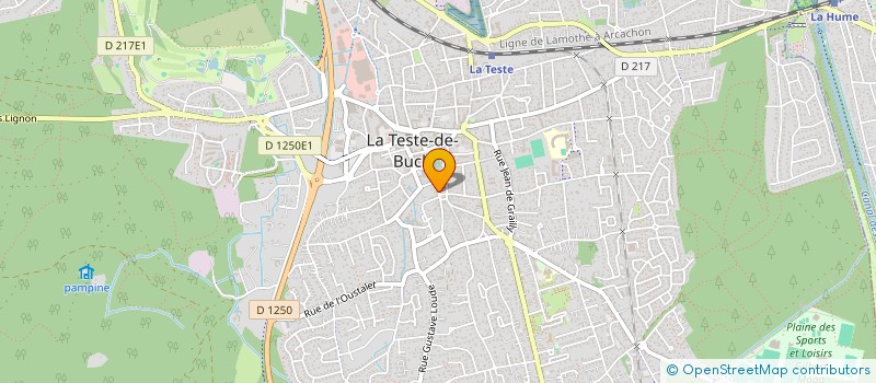 localisation de l'entreprise MADAME ANNE FORTEZA  LA TESTE DE BUCH