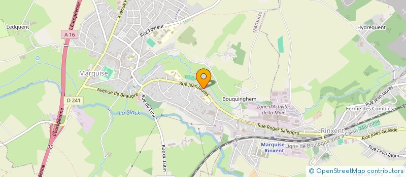 localisation de l'entreprise MADAME ANNE FORTIN  MARQUISE