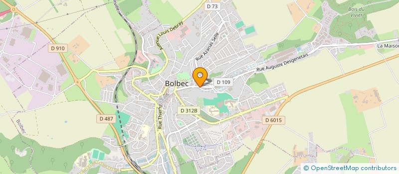 localisation de l'entreprise MADAME ANNE FOUQUET  BOLBEC