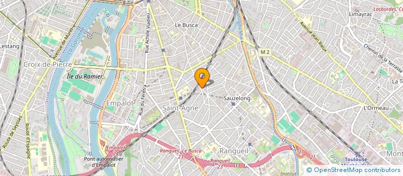 localisation de l'entreprise MADAME ANNE FOURCADE  TOULOUSE
