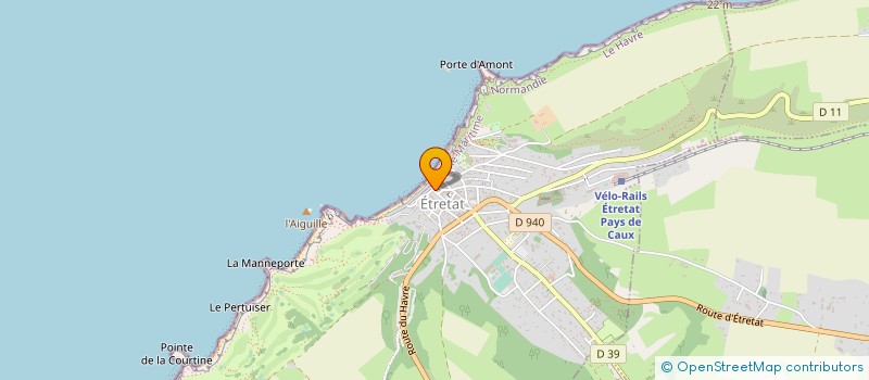 localisation de l'entreprise MADAME ANNE FOUREAUX  ETRETAT