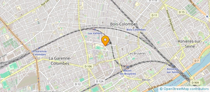 localisation de l'entreprise MADAME ANNE FOURNIER à BOIS-COLOMBES
