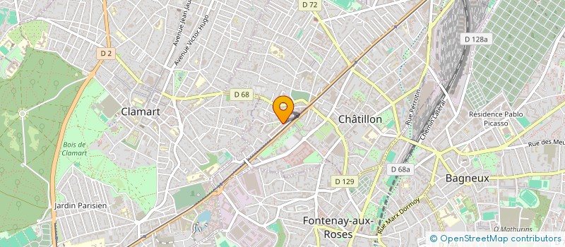 localisation de l'entreprise MADAME ANNE FOURNIER à CHATILLON