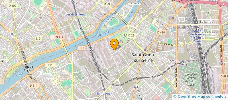 localisation de l'entreprise MADAME ANNE FOURNIOL à SAINT-OUEN-SUR-SEINE