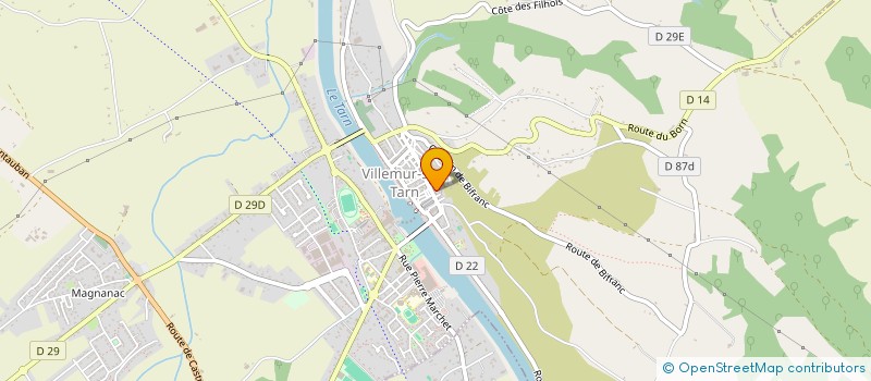 localisation de l'entreprise MADAME ANNE FOURRE  VILLEMUR-SUR-TARN