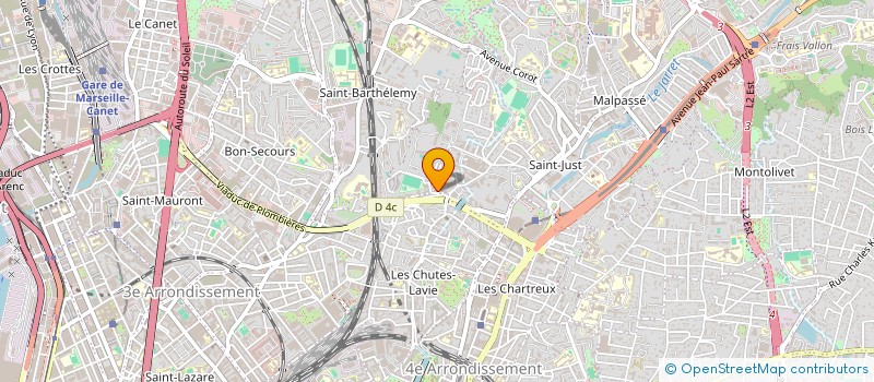 localisation de l'entreprise MADAME ANNE FOUSSAT à MARSEILLE