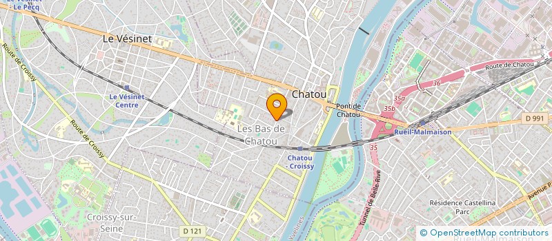 localisation de l'entreprise MADAME ANNE FRAIPONT  CHATOU