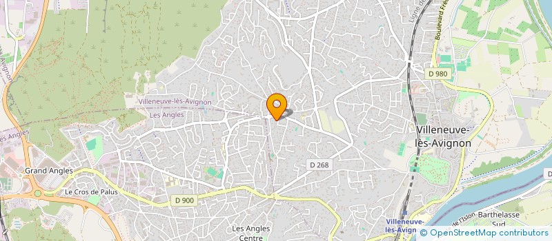 localisation de l'entreprise MADAME ANNE-FRANCE CASANOVA  VILLENEUVE-LES-AVIGNON