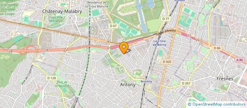 localisation de l'entreprise MADAME ANNE FRANCE COTTIN à ANTONY