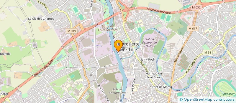 localisation de l'entreprise MADAME ANNE-FRANCE FOVIAU à MARQUETTE-LEZ-LILLE