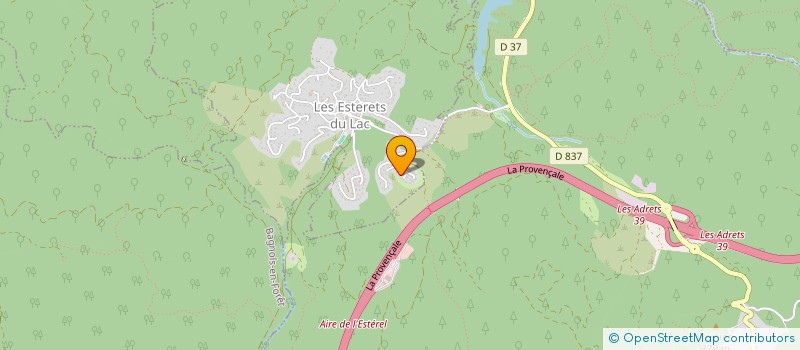 localisation de l'entreprise MADAME ANNE FRANCE GALLET  MONTAUROUX