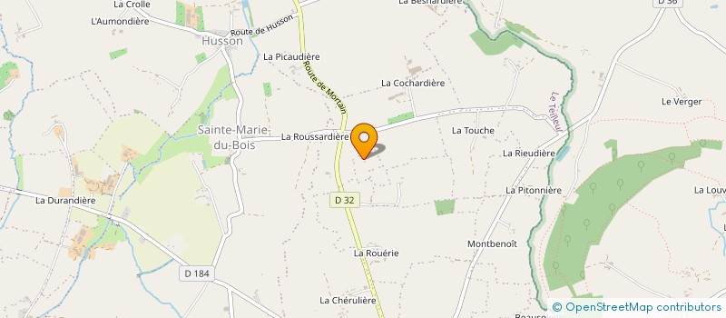 localisation de l'entreprise MADAME ANNE FRANCE MOLLARD à LE TEILLEUL