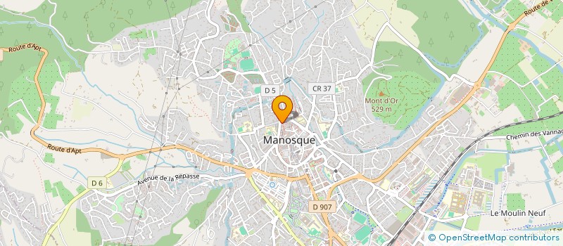 localisation de l'entreprise MADAME ANNE FRANCE PELLAS  MANOSQUE