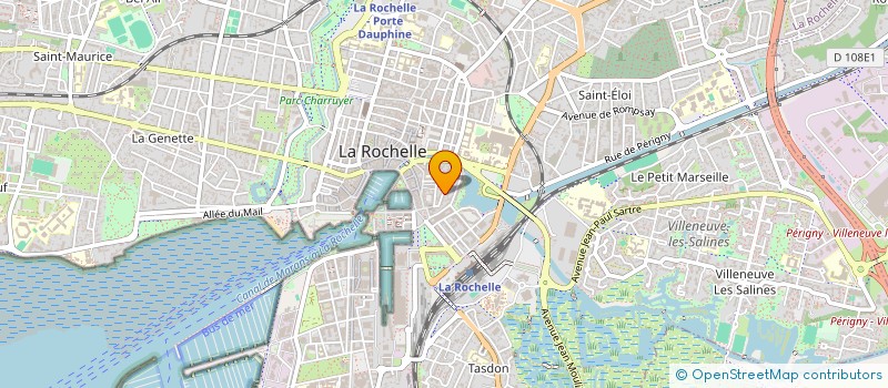 localisation de l'entreprise MADAME ANNE-FRANCE TOUVERON  LA ROCHELLE