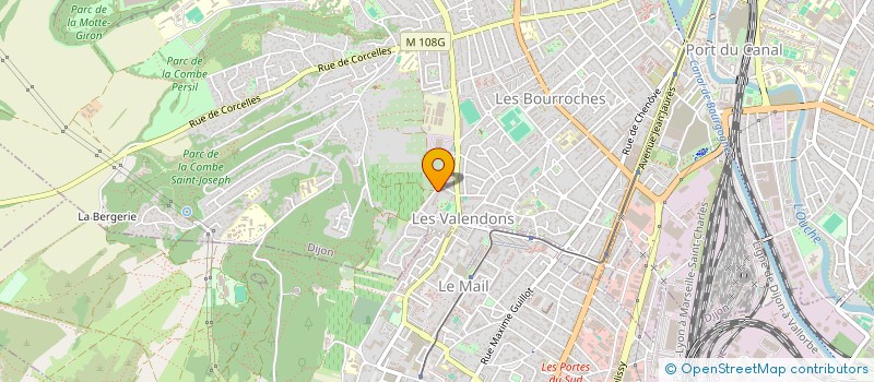 localisation de l'entreprise MADAME ANNE FRANCILLON  DIJON