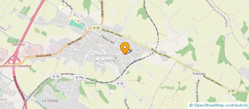 localisation de l'entreprise MADAME ANNE FRANCINE GARCIA  GARIDECH