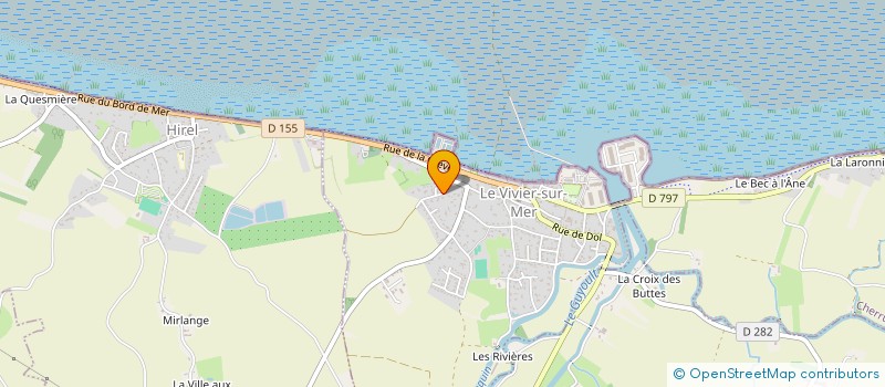 localisation de l'entreprise MADAME ANNE FRANCOIS à LE VIVIER-SUR-MER