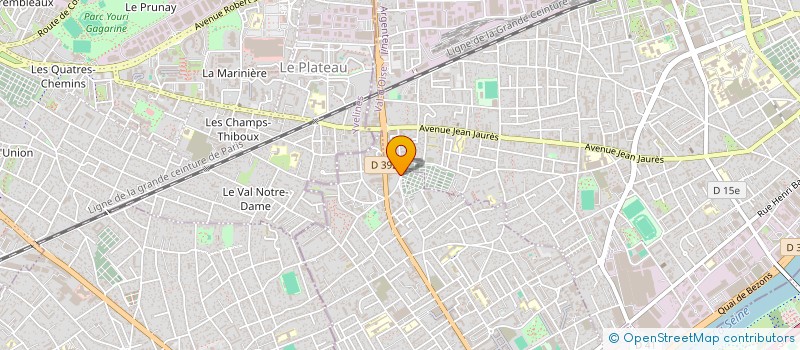 localisation de l'entreprise MADAME ANNE FRANCOIS  BEZONS