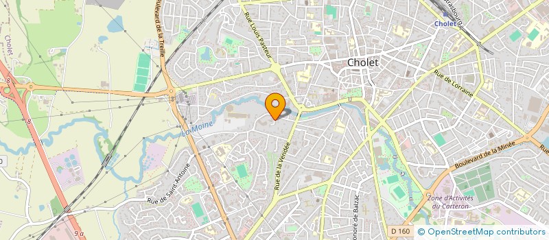 localisation de l'entreprise MADAME ANNE-FRANCOISE BILLON à CHOLET