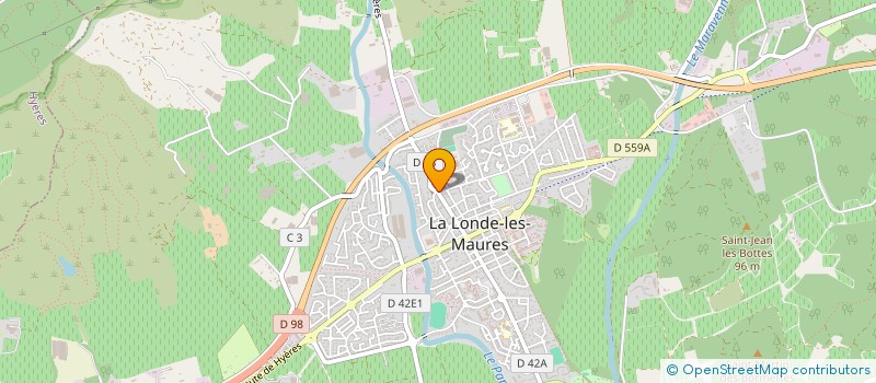 localisation de l'entreprise MADAME ANNE FRANCOISE BONNET à LA LONDE-LES-MAURES