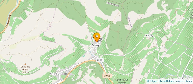 localisation de l'entreprise MADAME ANNE FRANCOISE BRULEY  AUXEY-DURESSES