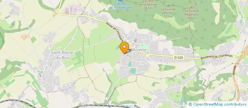 localisation de l'entreprise MADAME ANNE FRANCOISE HENRY  LA MURETTE