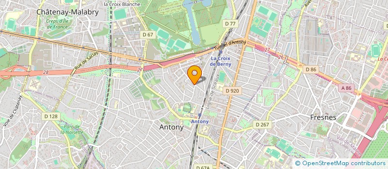 localisation de l'entreprise MADAME ANNE FRANCOISE LEBRETON à ANTONY