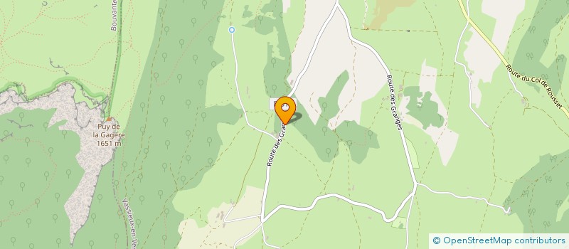 localisation de l'entreprise MADAME ANNE-FRANCOISE LESOIR  VASSIEUX-EN-VERCORS