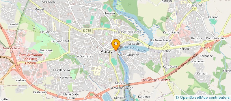 localisation de l'entreprise MADAME ANNE FRANCOISE MIRA à AURAY