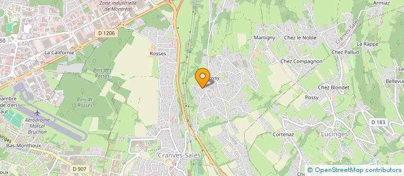 localisation de l'entreprise MADAME ANNE-FRANCOISE ROBIN  CRANVES-SALES