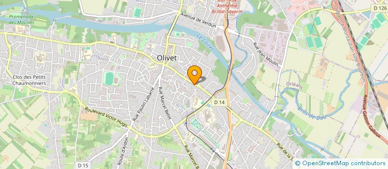 localisation de l'entreprise MADAME ANNE-FRANCOISE ZEEGERS à OLIVET
