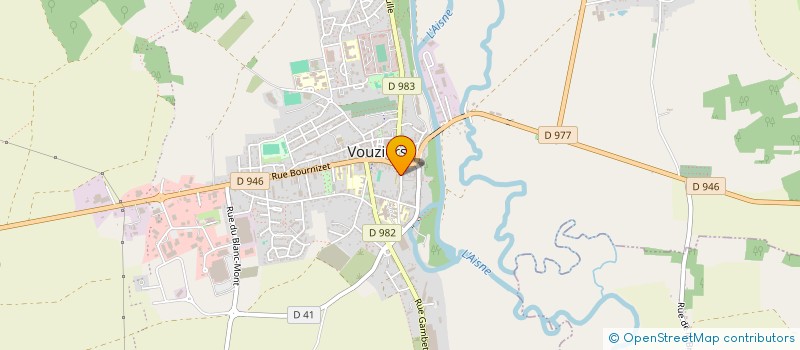 localisation de l'entreprise MADAME ANNE FRANKART  VOUZIERS