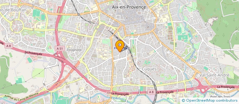 localisation de l'entreprise MADAME ANNE-FREDERICKE BENMOUSSA à AIX-EN-PROVENCE