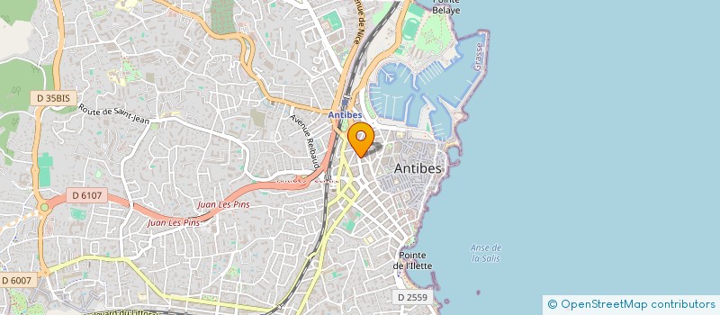 localisation de l'entreprise MADAME ANNE-FREDERIQUE BUCHER à ANTIBES