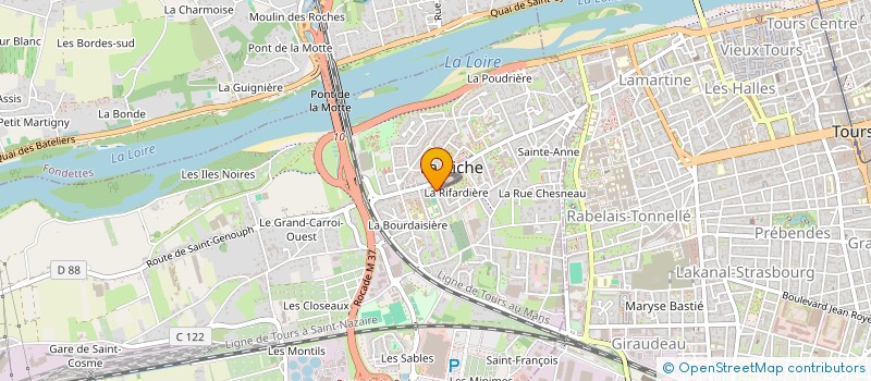 localisation de l'entreprise MADAME ANNE-FREDERIQUE PICHERY  LA RICHE