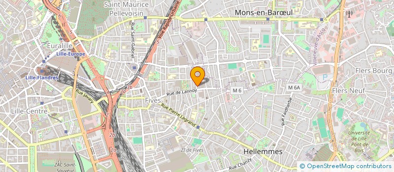 localisation de l'entreprise MADAME ANNE FREGNAC à LILLE