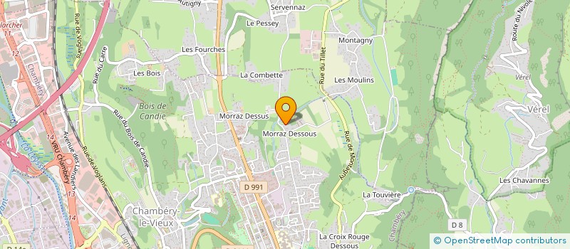 localisation de l'entreprise MADAME ANNE FREY à CHAMBERY