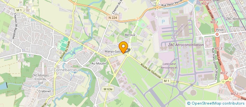 localisation de l'entreprise MADAME ANNE FREYENS  MONDONVILLE