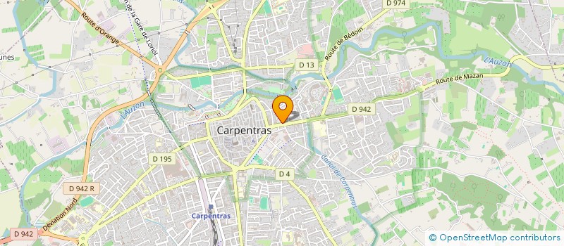 localisation de l'entreprise MADAME ANNE FRIZET à CARPENTRAS