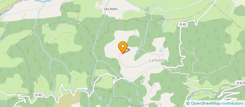 localisation de l'entreprise MADAME ANNE FROSSARD à LARBONT
