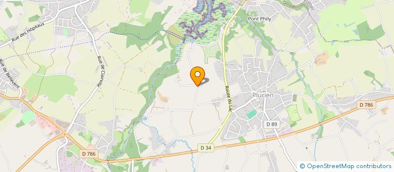 localisation de l'entreprise MADAME ANNE FROTIER DE BAGNEUX  PLURIEN