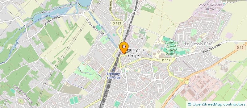 localisation de l'entreprise MADAME ANNE FURET à BRETIGNY-SUR-ORGE