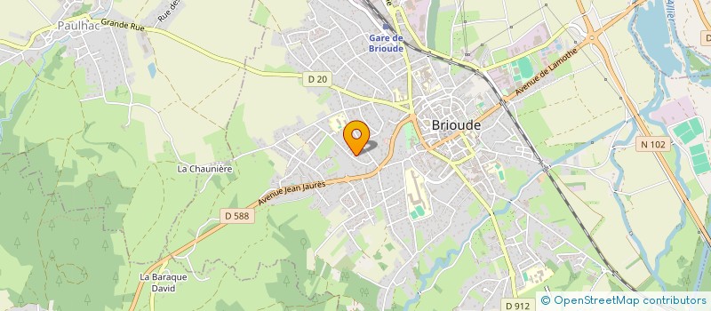 localisation de l'entreprise MADAME ANNE FUZET  AGNAT