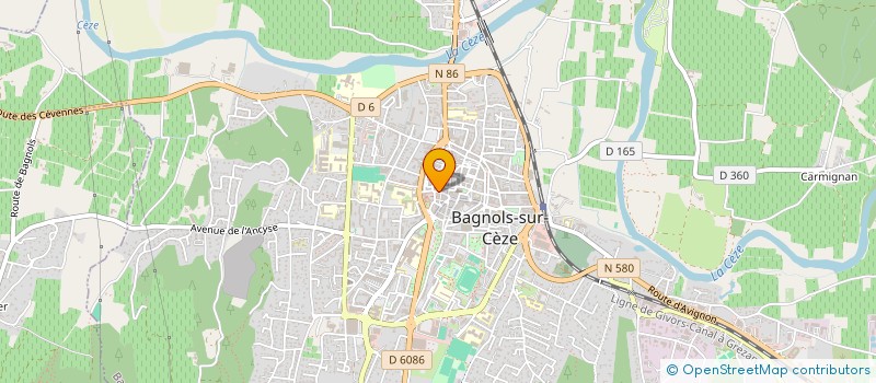 localisation de l'entreprise MADAME ANNE GABELLA à BAGNOLS-SUR-CEZE