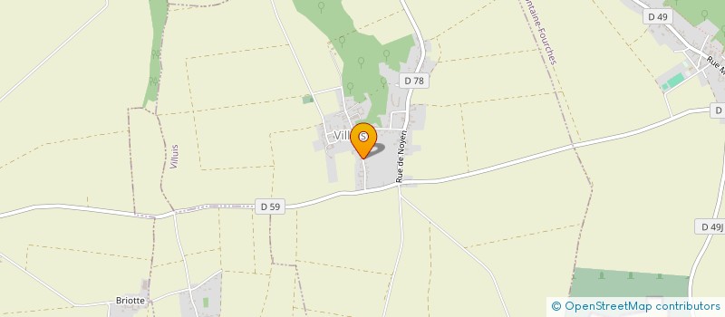 localisation de l'entreprise MADAME ANNE GABELLE  VILLUIS