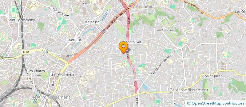 localisation de l'entreprise MADAME ANNE GABORIAUD à MARSEILLE